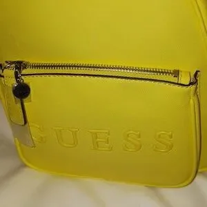 Guess backpack in yellow color NWOT GUESS Backpack Pink Bags & Handbags for Women for sale - eBay main image 3